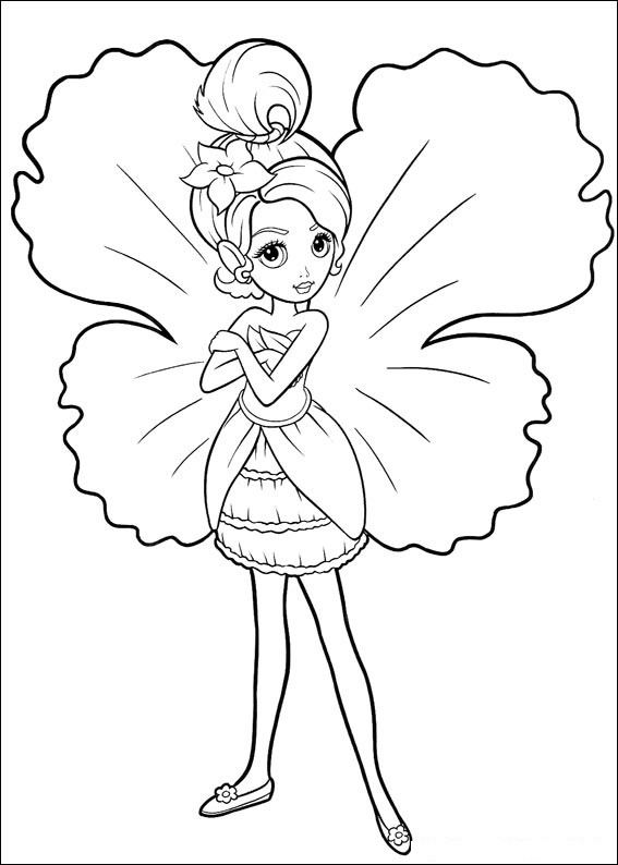 fairies coloring pages free - photo #33