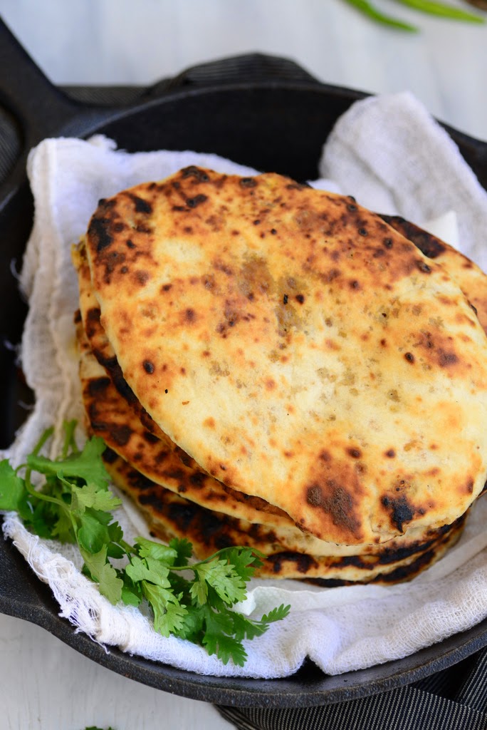 Keema Naan \ Indian Naan Bread Stuffed with lamb Mince