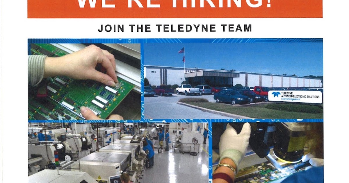 Marshall Job Hub Teledyne Hiring in Lewisburg