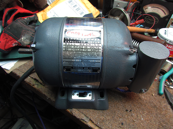 New Start Capacitor and Motor Reassembly Craftsman KingSeeley 103.