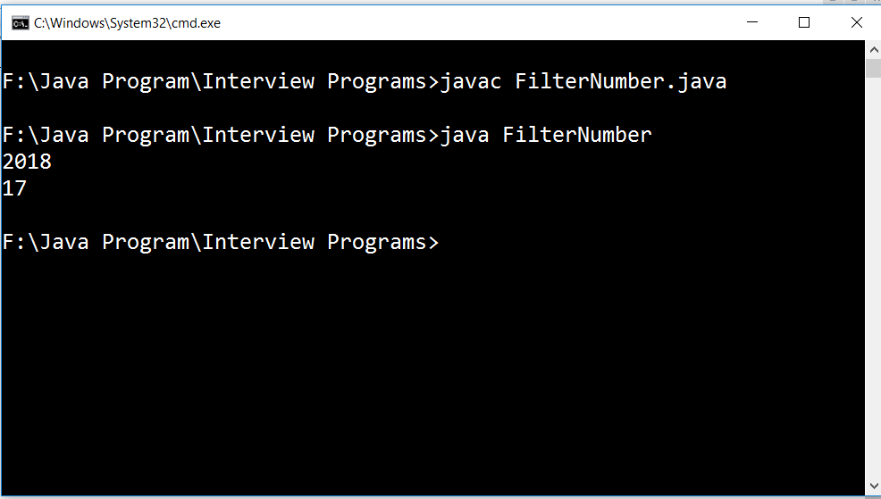 Write a Java Program to take an String array like this String[] s