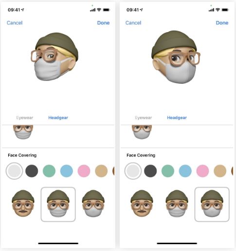 Memoji iOS 14 Makin Keren, Bisa Pakai Masker Bedah & Penutup Wajah