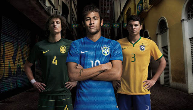 ブラジル代表 2014年W杯ユニフォーム-Nike