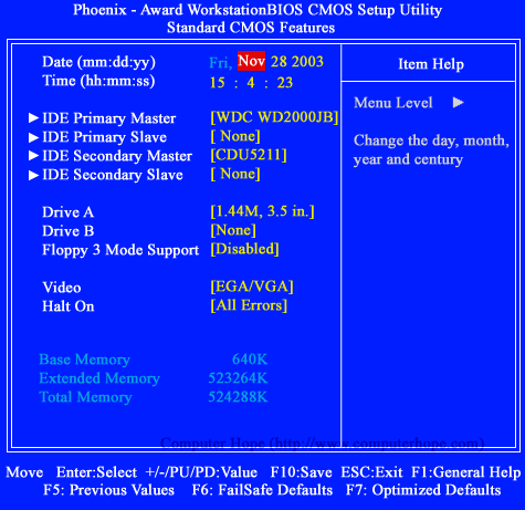 floppy hard fail 40 error on bootup