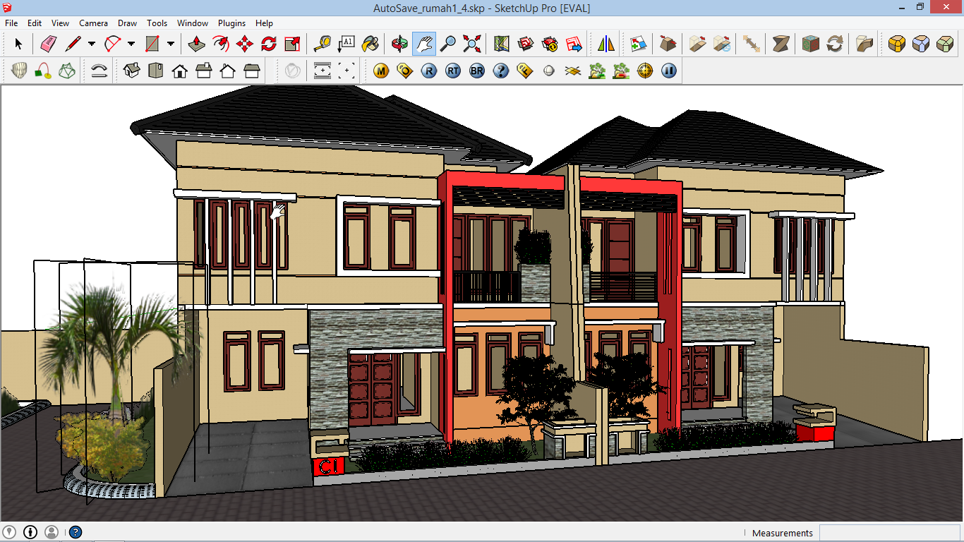 Download Desain Desain Rumah Minimalis 2 Lantai Sketchup Desainrumah72