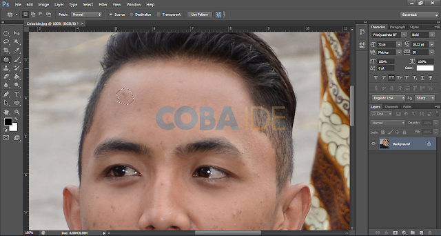 cara menghilangkan jerawat di foto dengan photoshop cara hilangkan jerawat dengan photoshop