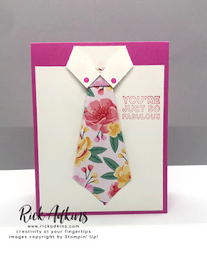 Many Mates Stamp Set, Flowers For Every Season Designer Series Paper, Magenta Madness Classic Ink, Magenta Madness & Whisper White Cardstock, Rick Adkins, Stampin' Up!