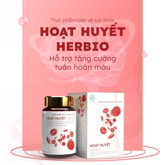 VIÊN UỐNG HOẠT HUYẾT, HỖ TRỢ TUẦN HOÀN MÁU – HERBIO