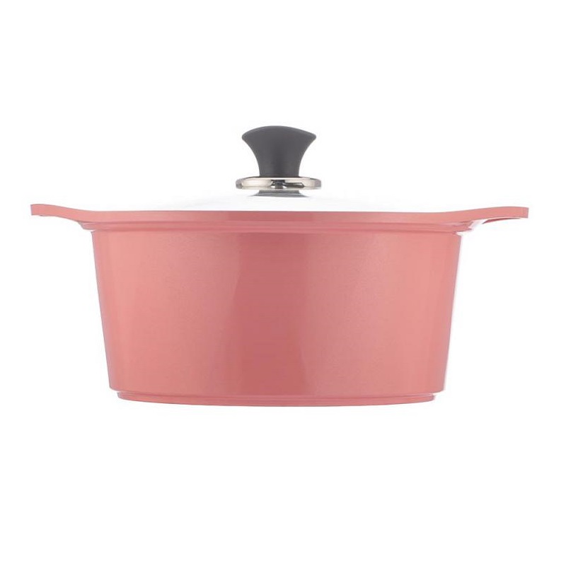 Nồi đúc ceramic vân đá đáy từ 20cm Green Cook GCS02-20IH