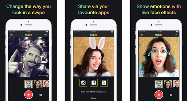 تطبيق MSQRD لاضافة فلاتر ومؤثرات حية على الصور للاندرويد والأيفون