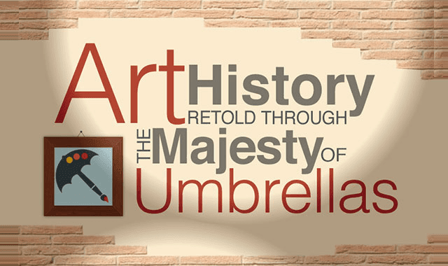 Image: Art History Retold Through the Majesty of Umbrellas