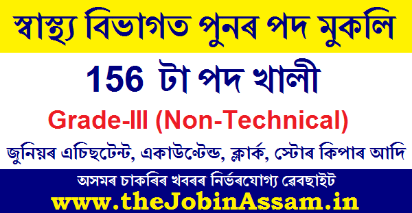 DHS Assam Recruitment 2020