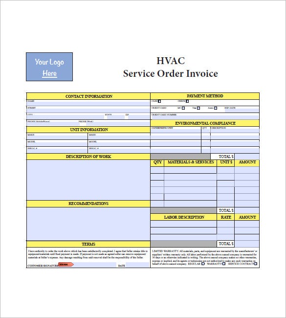 hvac invoicing hvac invoicing