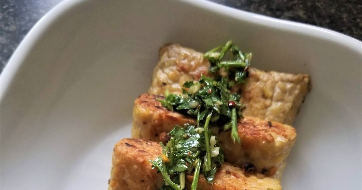 PanSeared Tempeh Steaks with Chimichurri Sauce (Recipe 74)