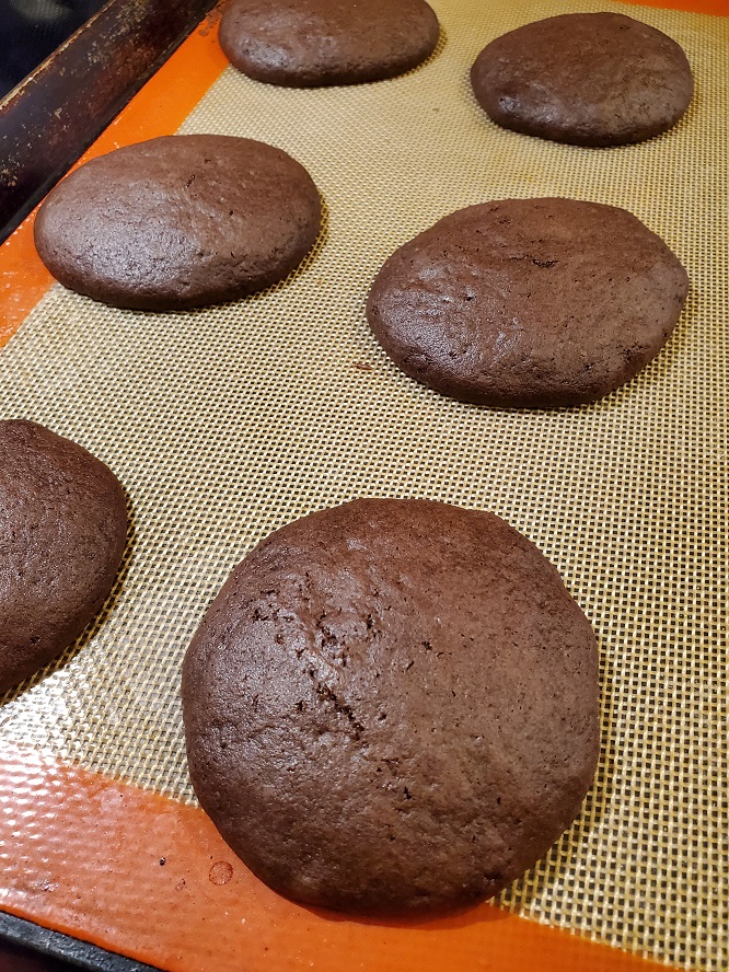 Half Moon Chocolate Cake Mix Cookies What's Cookin' Italian Style Cuisine