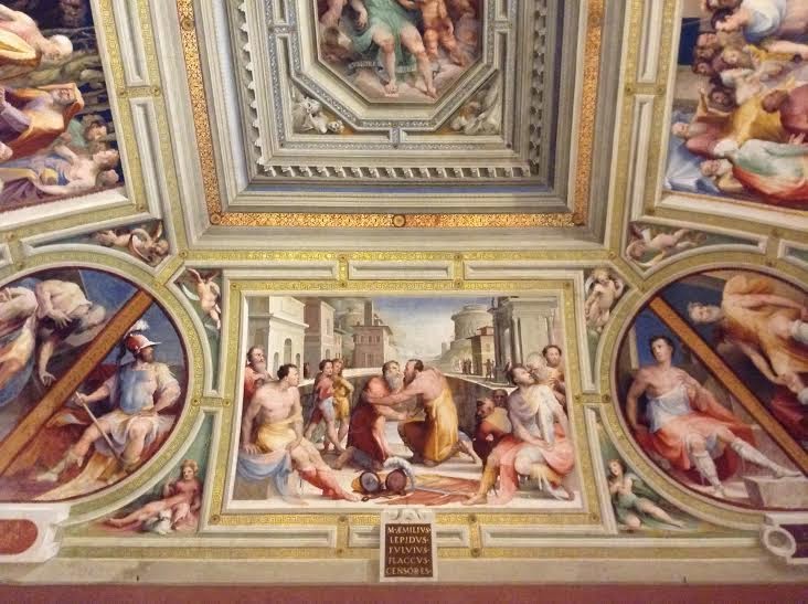 Siena: Episodi di eroi greci e romani del Beccafumi a Palazzo Pubblico