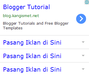 Cara Membuat Iklan Teks Ala Google Adsense