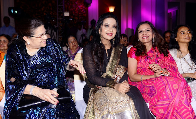 Rajashree Birla, Smt.Amruta Fadnavis & Sangita Jindal at the Archana Astitwa Awards 2017-