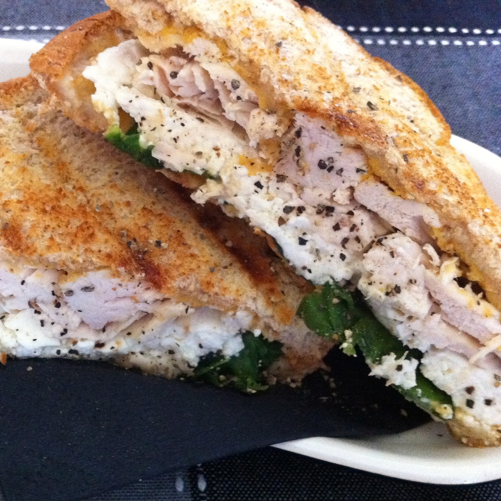 Skinny Simple Recipes Chicken & Feta Grilled Sandwich