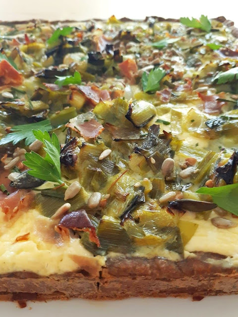 Tarte au poireaux, faisselle chèvre et sarrasin 7