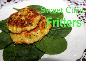 Sweet Corn Fritters @Eclectic Red Barn