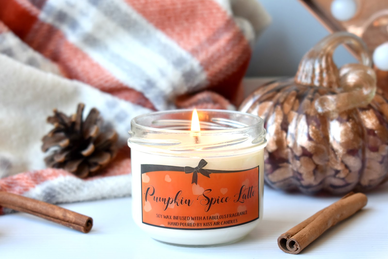 Pumpkin Spiced Latte Candle By Kiss Air Candles