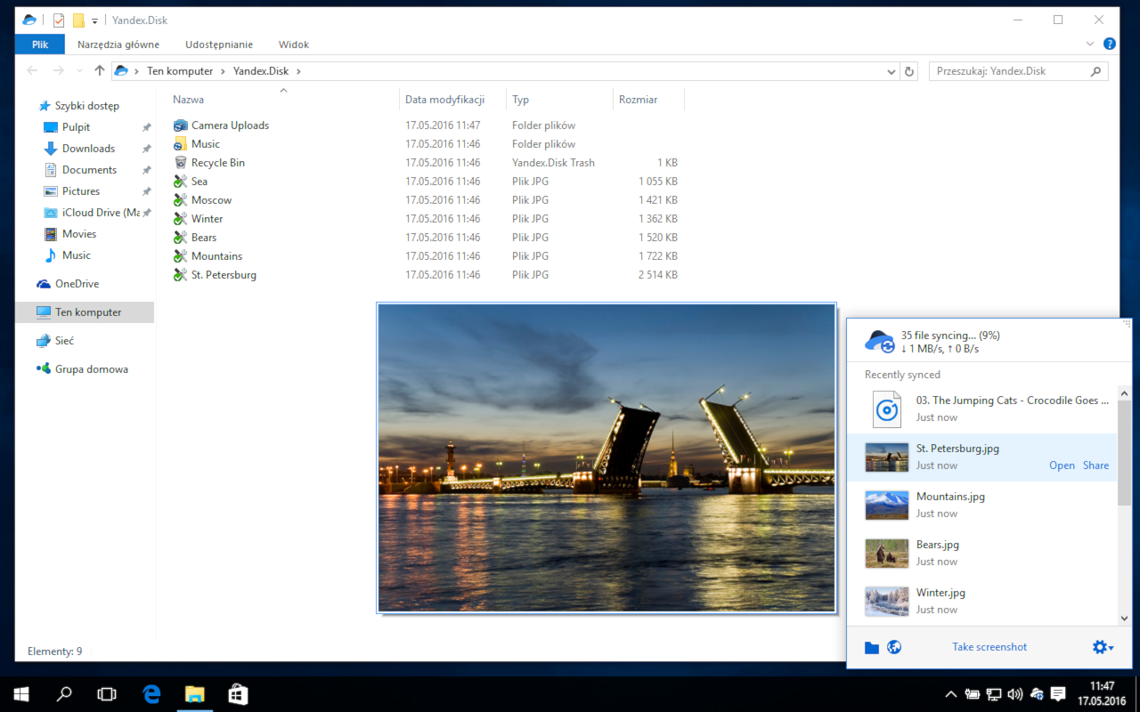Yandex.Disk 3.1.5 For Windows Download Software Free Store files on