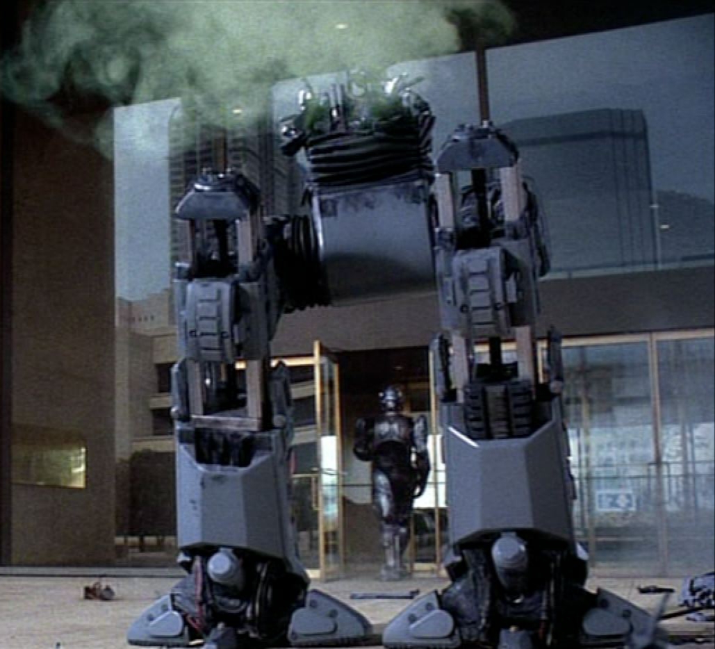 робокоп ed 209 1987 fight. робот взрывается. робот взрывается гифка. робот бомба. War robots loki.