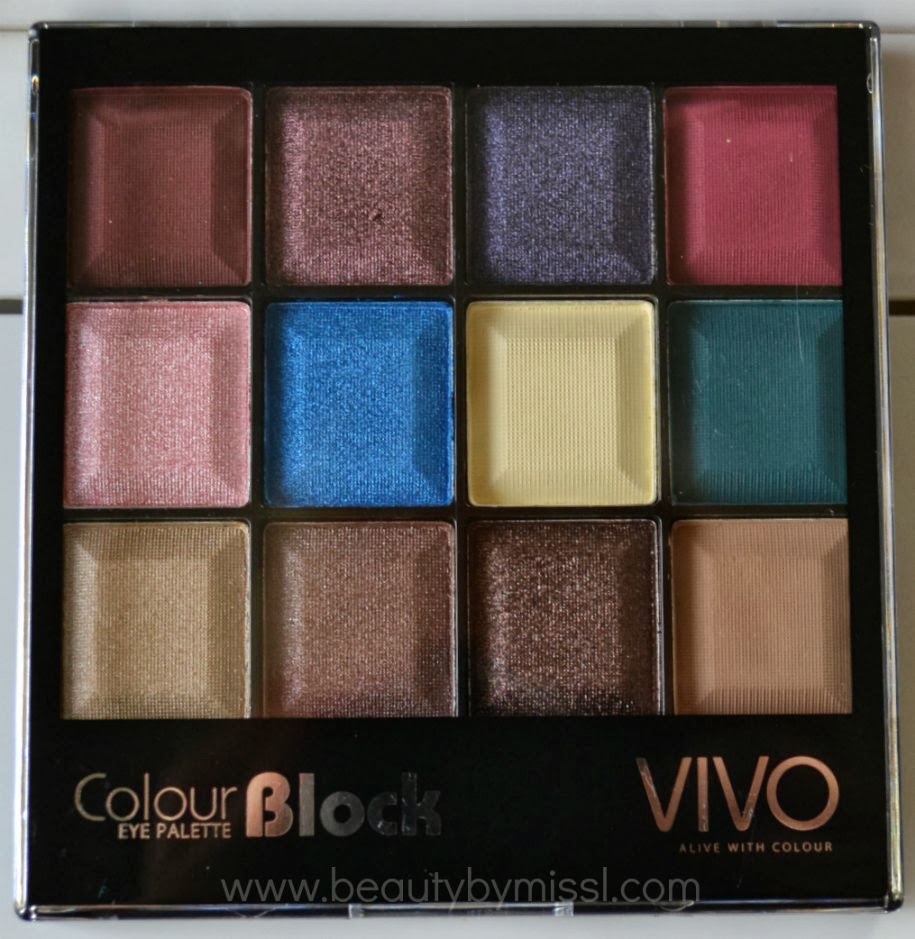 Vivo Cosmetics Enchanted Eyeshadow Palette swatches