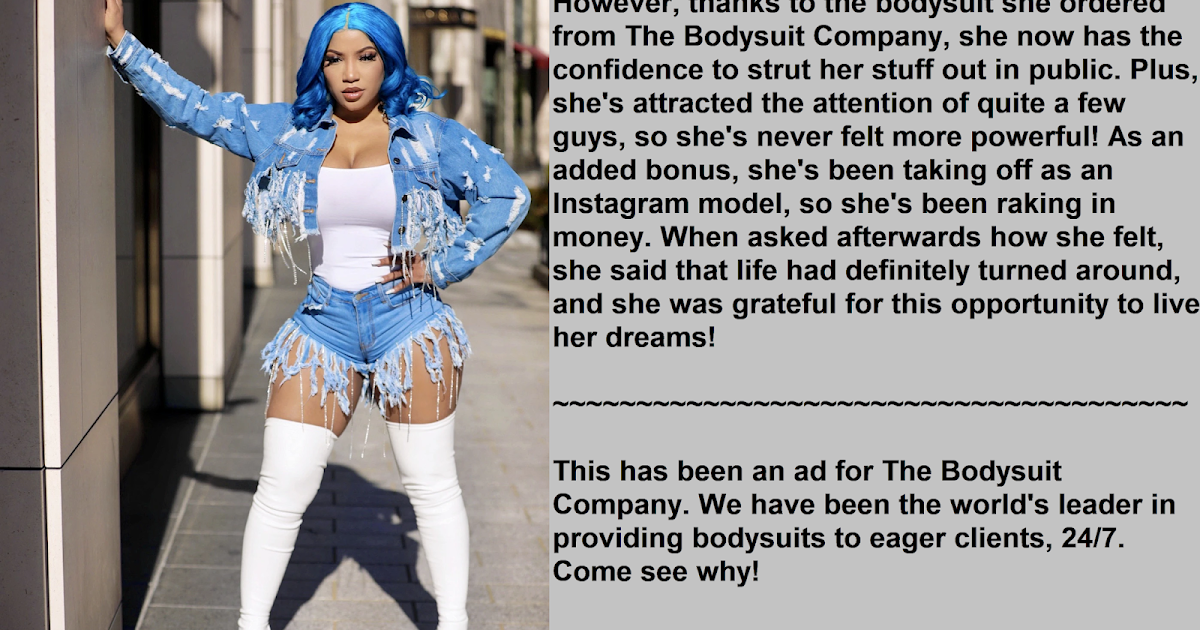 Conesy's Works Feeling confident (Bodysuit Caption)