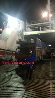 Kirim truk colt diesel Surabaya Banjarmasin dengan kapal roro