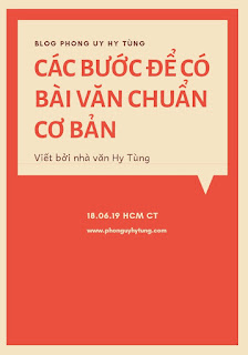 5 bước cơ bản để có bài văn chuẩn cơ bản
