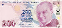 200 TL'lik banknot para örneği
