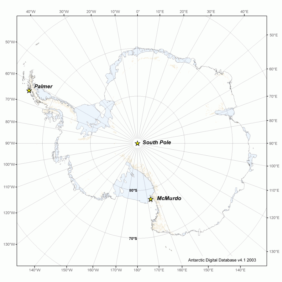 Buckley Lab in Antarctica 2011 Maps