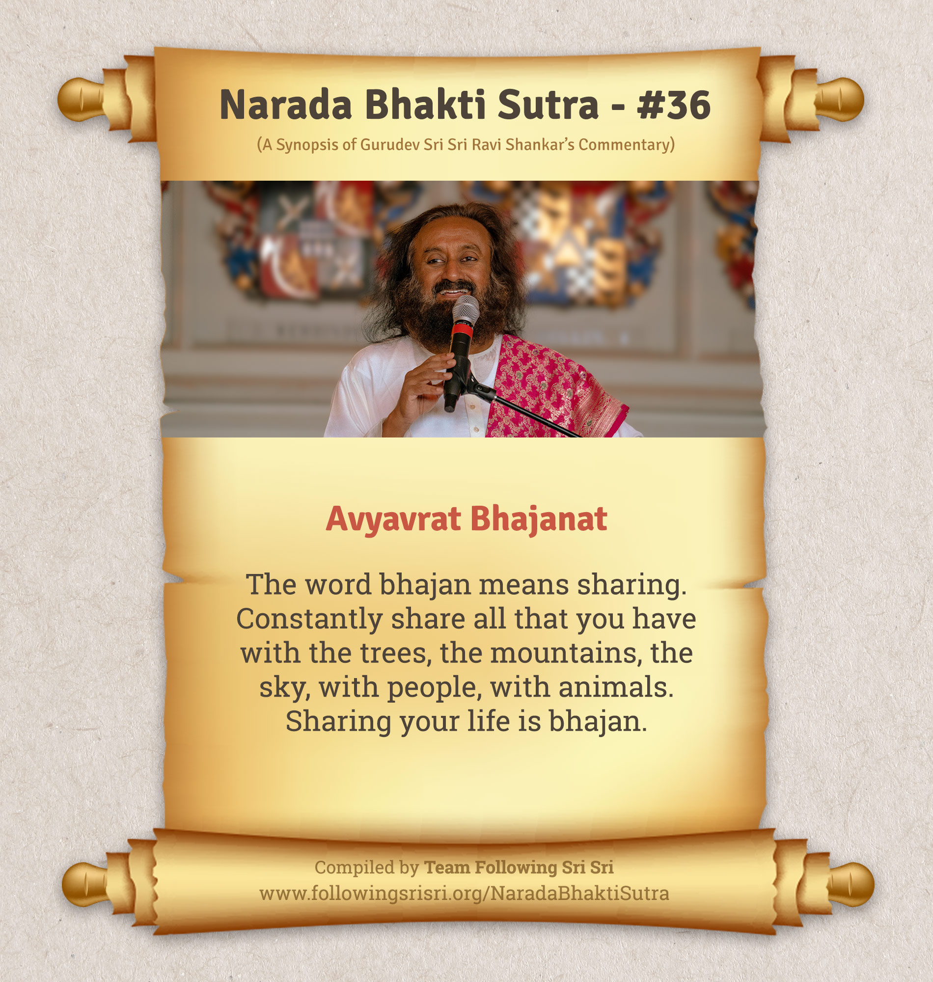 Narada Bhakti Sutras - Sutra 36