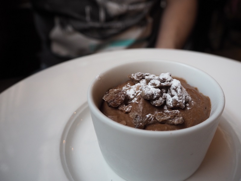 Aberdeen Restaurant Week - Dinner at Cafe Boheme Dark chocolate mousse with candied pecans