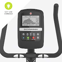 Schwinn 130 (2020) console with large 5.5" LCD screen, image