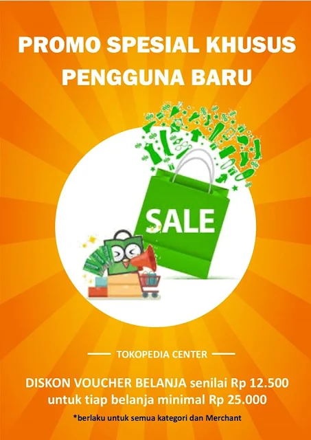 Promo Tokopedia Pengguna Baru, Belanja Asik dan Menyenangkan