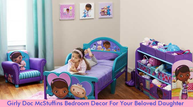 girly doc mcstuffins bedroom decor for your beloved daughter