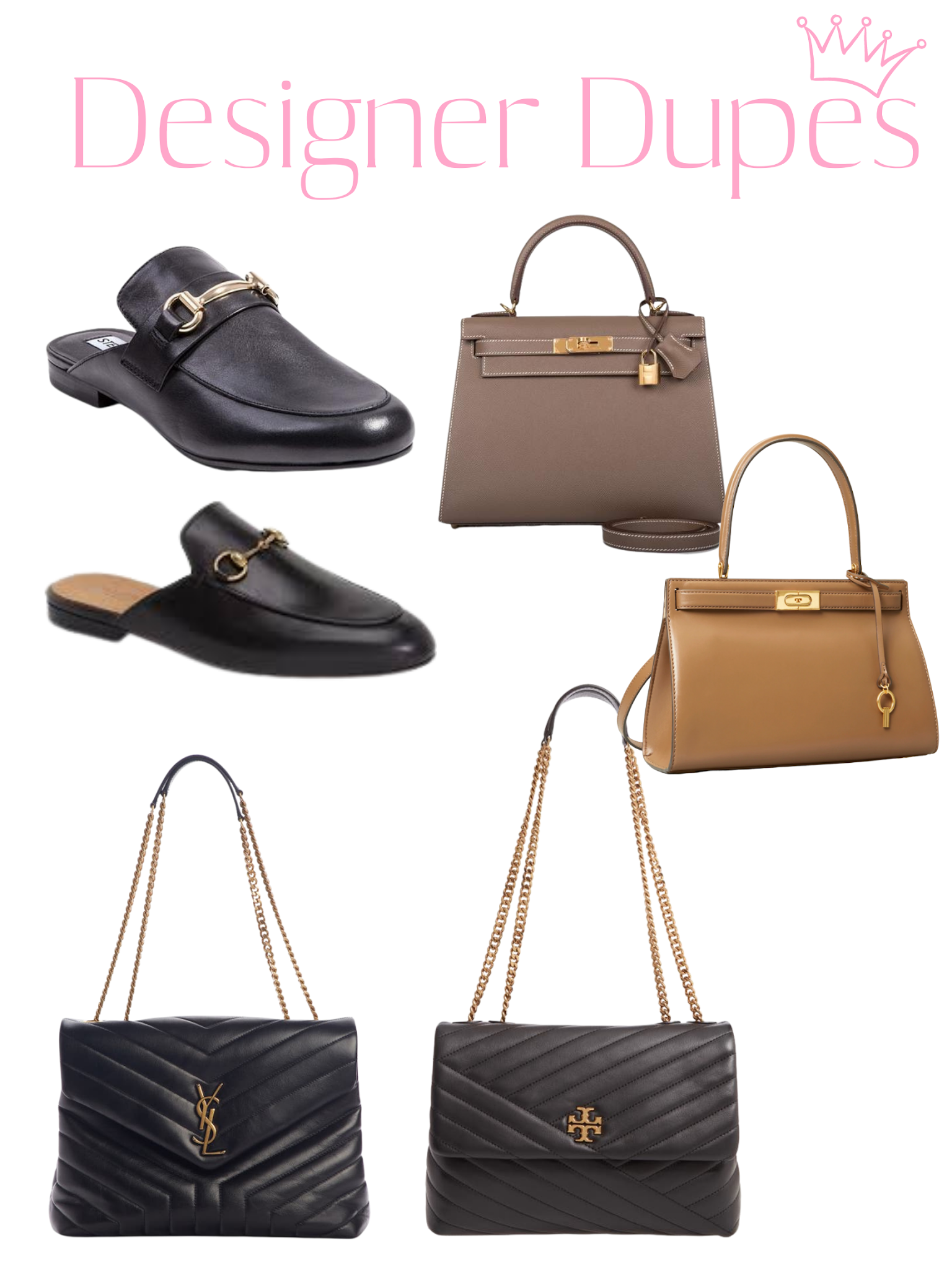 Descubrir 42+ imagen tory burch dupes purse