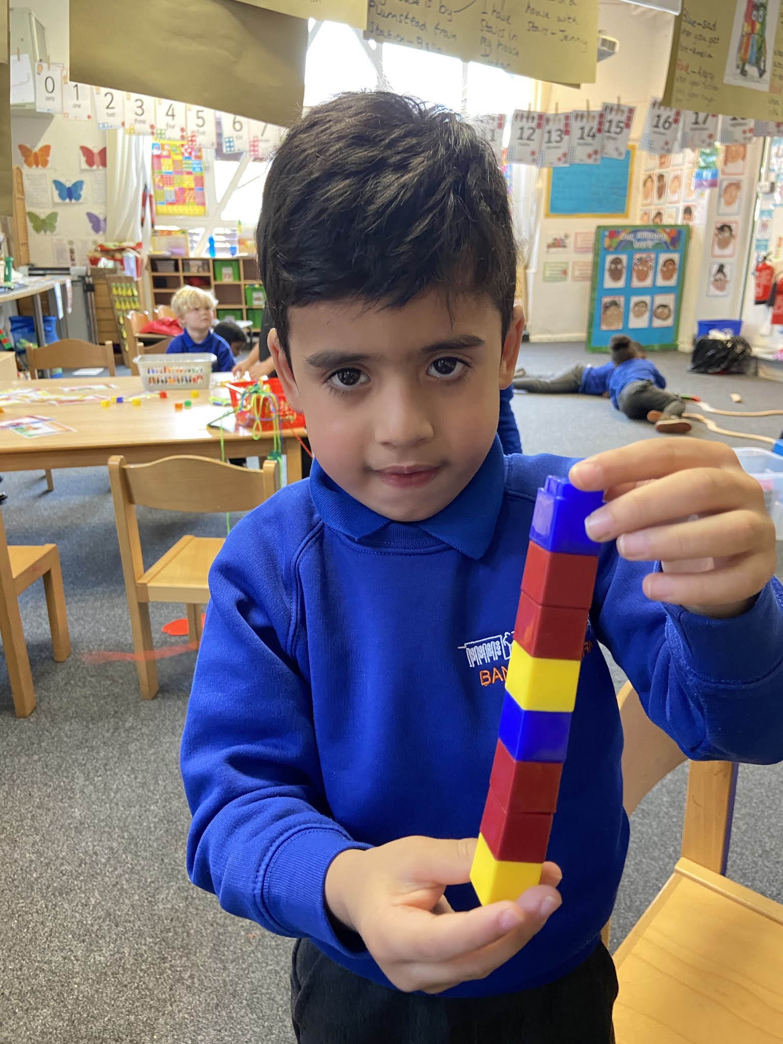 Bannockburn Primary Reception Creating patterns in Pear Class