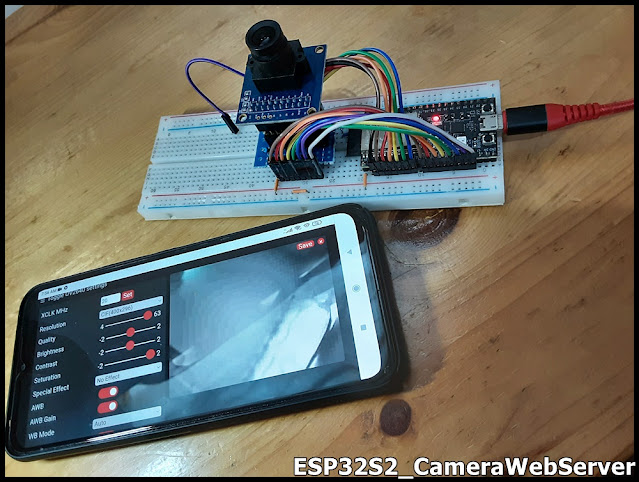 Embedded things: arduino-esp32 CameraWebServer example, run on ESP32-S2 ...