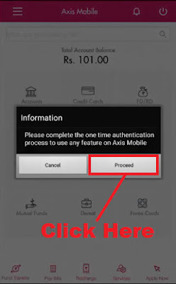 how to register for mobile banking in axis bank