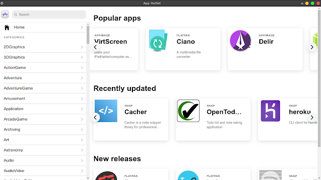 Try App Outlet On Xubuntu, Universal App Store for Linux Desktop!