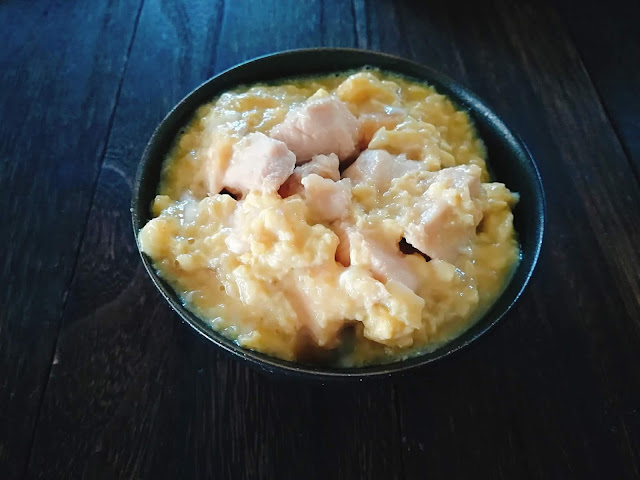 スクランブル親子丼