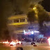 WATCH - Lebanese citizens vent their ire by TORCHING bank, army vehicle, as at least 1 protester shot dead