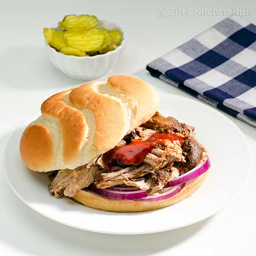Kitchen Riffs Oven SlowCooked BBQ Pulled Pork
