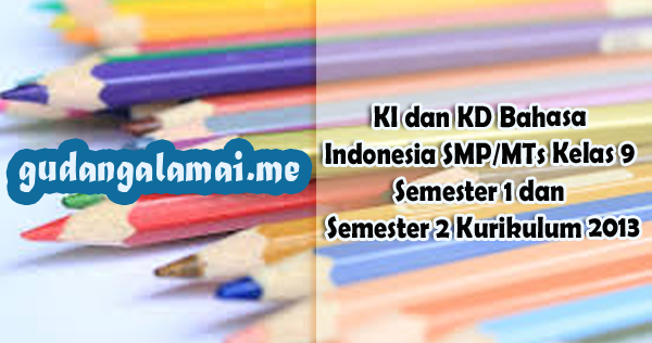 Ki Kd Bahasa Sunda Kelas 1 Semester 1