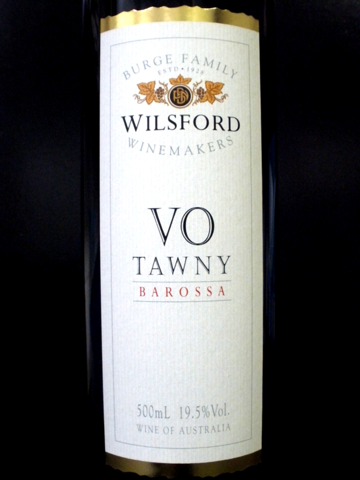 Australian Wine Journal BURGE FAMILY WILSFORD WINEMAKERS VO TAWNY
