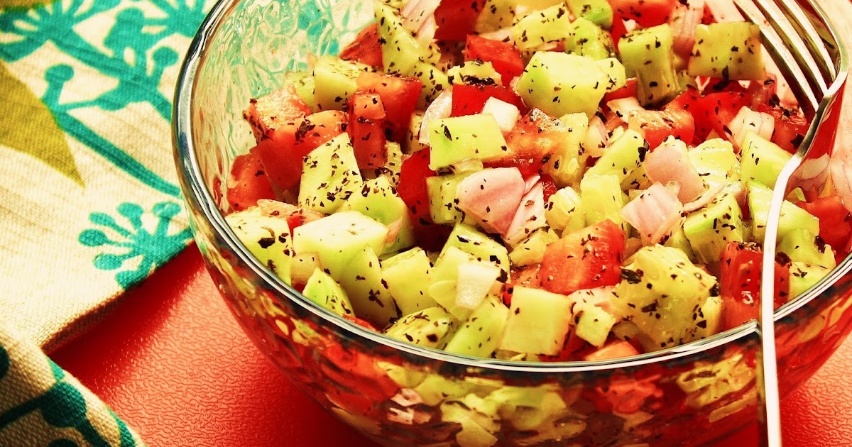 Turmeric & Saffron Salad Shirazi